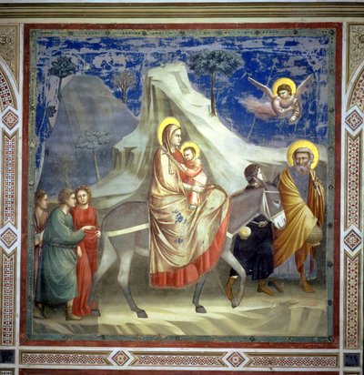 La fuga in Egitto, c.1305 da Giotto di Bondone